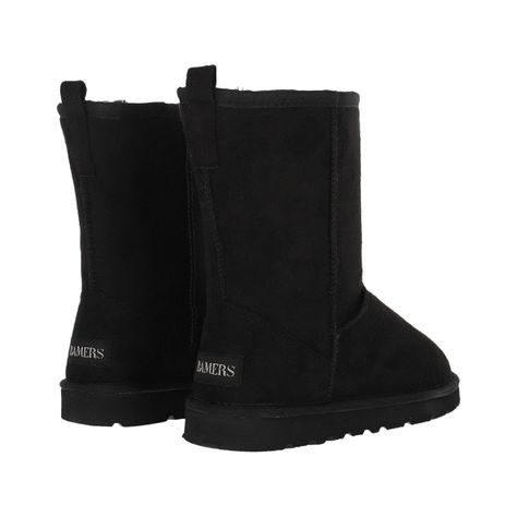 Bota Bamers Blast Classic Fibra Mujer Negro-3