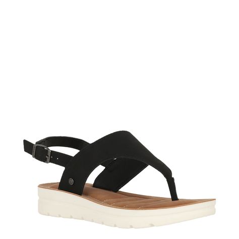 Sandalia Mujer  Bamers Amapola Negro-1