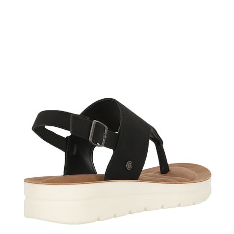 Sandalia Mujer  Bamers Amapola Negro-2