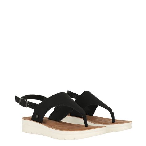 Sandalia Mujer  Bamers Amapola Negro-3