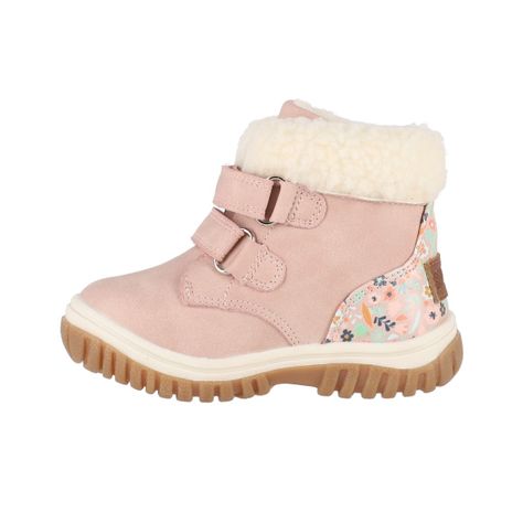 Botines Niñas Bamers Bootie Fur Rosa Viejo-1