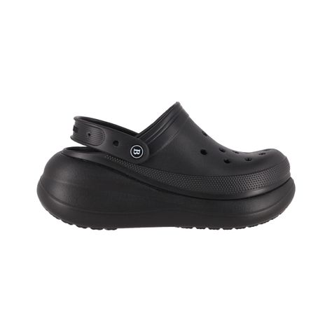 Zuecos Plataforma  Mujer Bamers  Air Negro-0