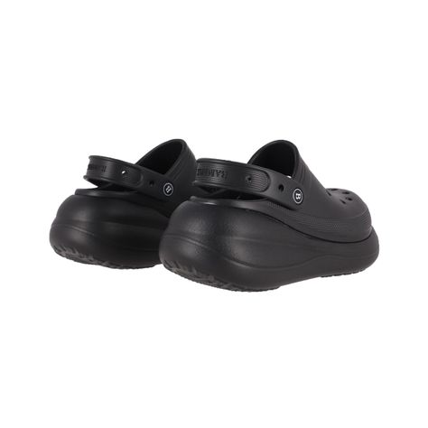 Zuecos Plataforma  Mujer Bamers  Air Negro-5
