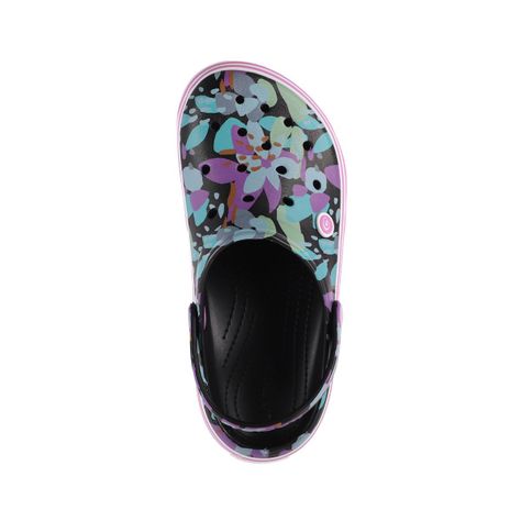 Zuecos Plataforma Mujer Bamers Airline Negro Print-2