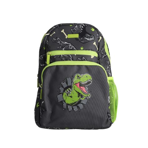 Mochila  Bamers Dinosaurio Gris-0