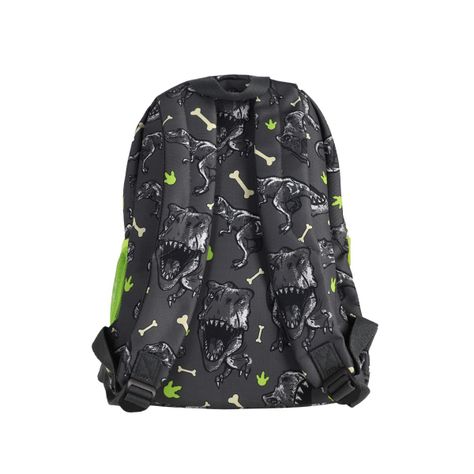 Mochila  Bamers Dinosaurio Gris-2