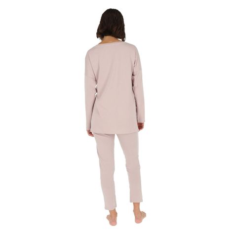Pijama Bamers Rito Mujer Lila-2