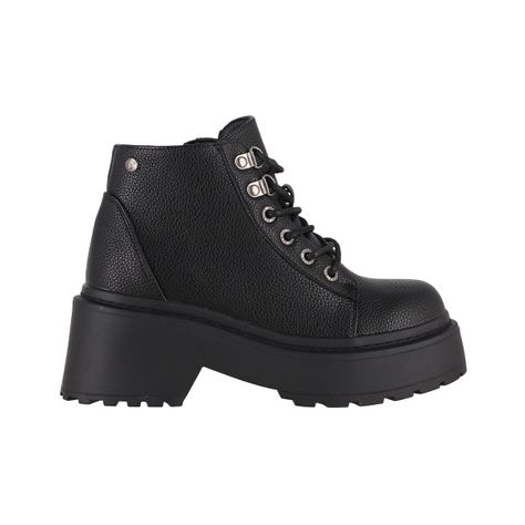 Botines Mujer Bamers Marsella Lace Negro-0
