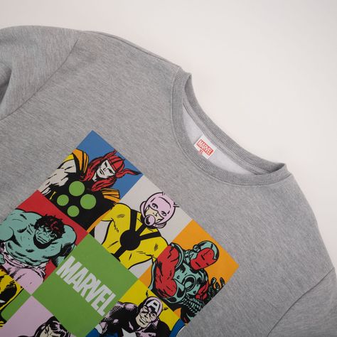 Poleron Hombre  Marvel Avengers Gris-1