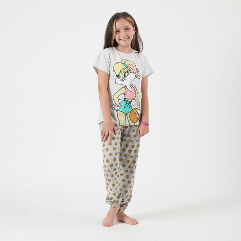 Pijama Niña Basketball Blanco Looney Tunes-0