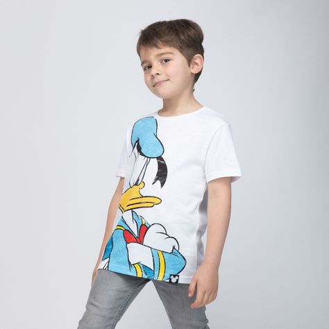 Polera Niño Donald Angry Blanco Disney-0