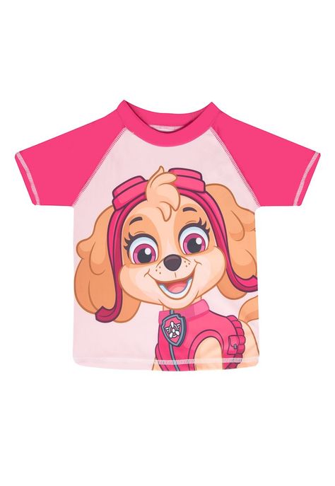 Polera UV Niña Skye Optimistic Rosado Paw Patrol-0