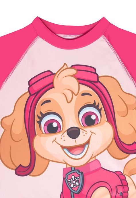 Polera UV Niña Skye Optimistic Rosado Paw Patrol-2
