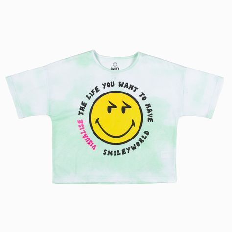 Polera Niña The Life Turquesa SmileyWorld ®-3