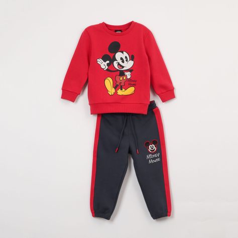 Buzo Niño Mickey Mania Rojo Disney-0