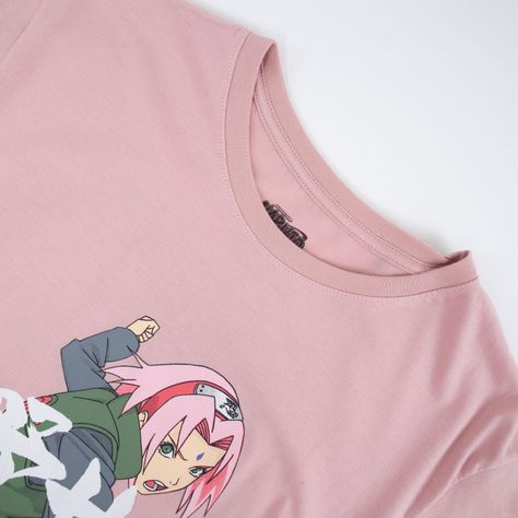 Polera Mujer Sakura Rosado Naruto-3