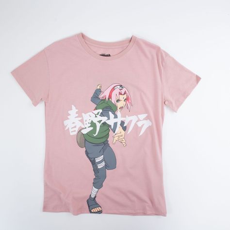 Polera Mujer Sakura Rosado Naruto-2