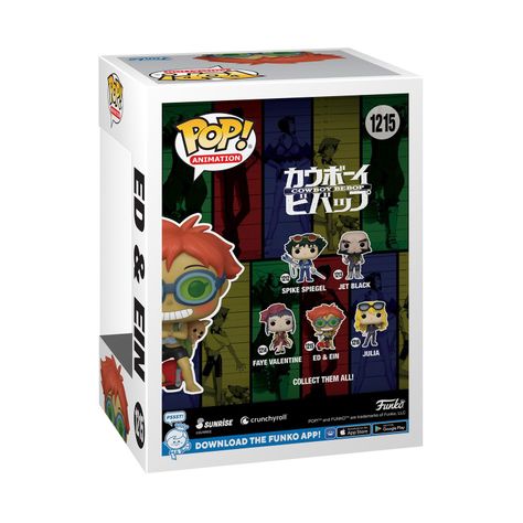 Funko Pop Edward On Scooter Cowboy Bebop - 1215-1