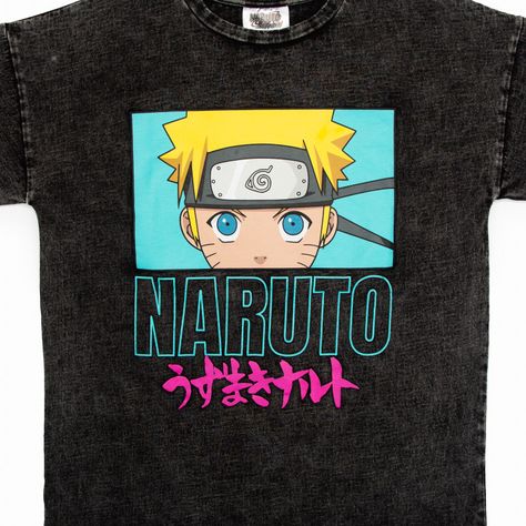 Polera Niña Naruto Nombre Gris Naruto-3