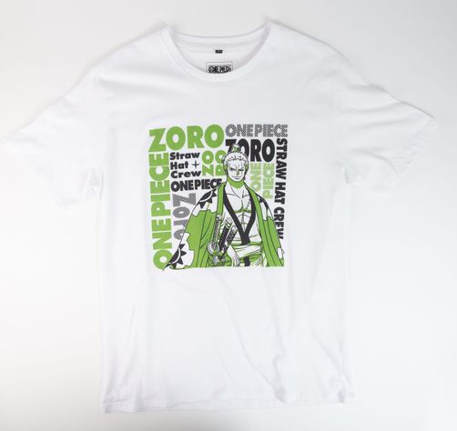 Polera Hombre YOU One Piece Zoro Blanco-0