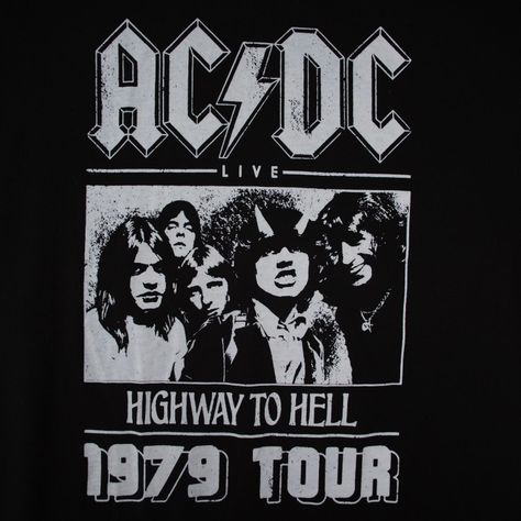 Polera Hombre Acdc Dark Negro-1