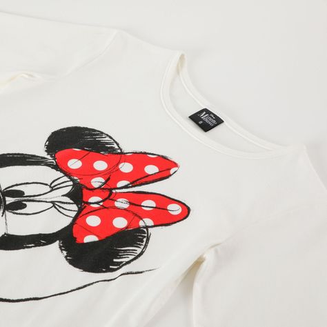 Conjunto Niña Minnie Red Bow Blanco Disney-1