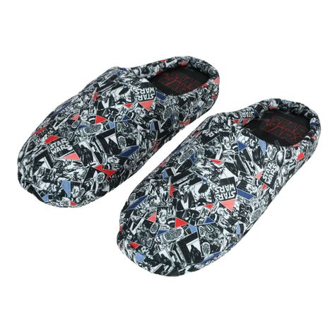 Pantufla Hombre Viñeta Negro Star Wars-0