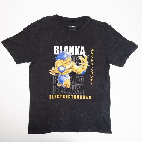 Polera Hombre  Street Fighter Blanka Gris-0