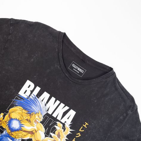 Polera Hombre  Street Fighter Blanka Gris-1