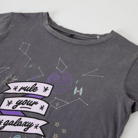 Polera Mujer Rule Your Galaxy Gris Star Wars-1