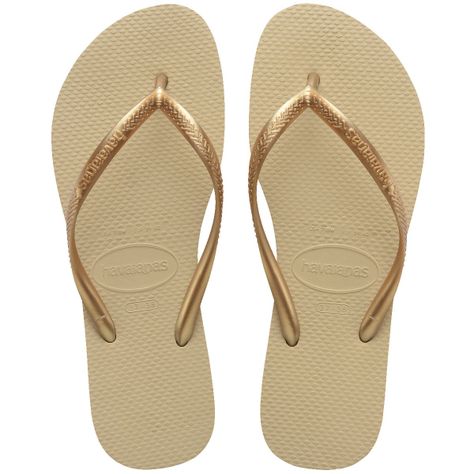 Sandalia Mujer Slim Dorado Havaianas-0