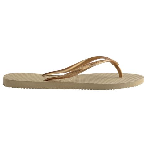 Sandalia Mujer Slim Dorado Havaianas-2