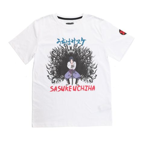 Polera Niño Sasuke Blanco Naruto-2