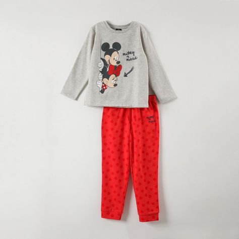 Conjunto Pijama Buzo Niña Minnie Plus Love Rojo Disney-0