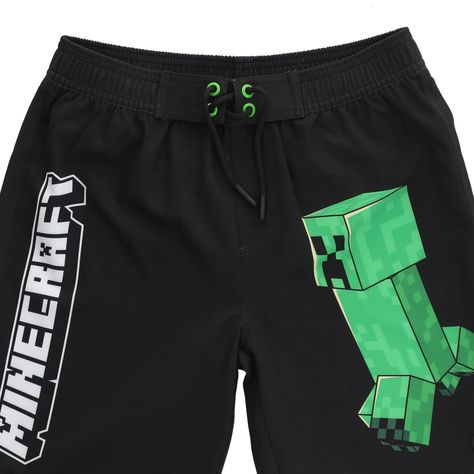 Bermuda Niño Logo Negro Minecraft-1