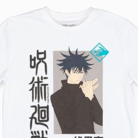 Polera Niño Jujutsu Imagen Blanco Jujutsu Kaisen-5