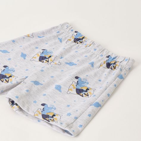 Pijama Corto Niño Bluey Dormido Azul Bluey-2
