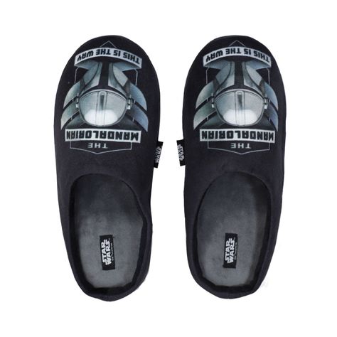 Pantufla Hombre Mandalorian Hero Negro Star Wars-1