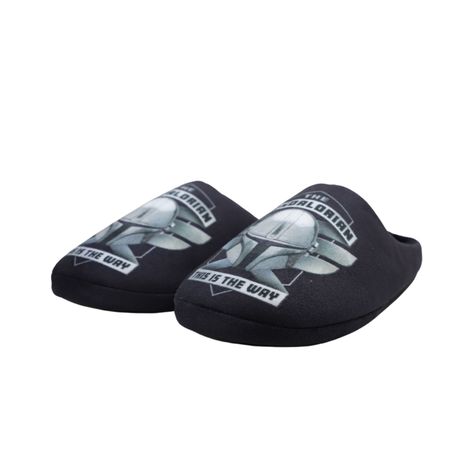 Pantufla Hombre Mandalorian Hero Negro Star Wars-0