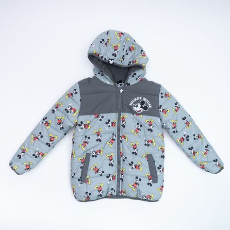 Parka Niño Mickey Walking Gris Disney-0
