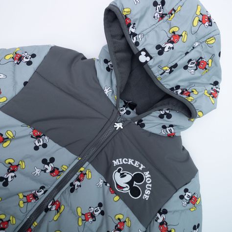 Parka Niño Mickey Walking Gris Disney-2