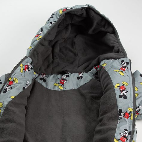 Parka Niño Mickey Walking Gris Disney-3