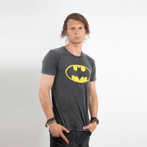 Polera Niño Batman Bati señal Negro DC Comics-2