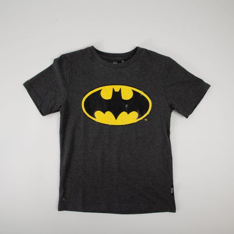 Polera Niño Batman Bati señal Negro DC Comics-0