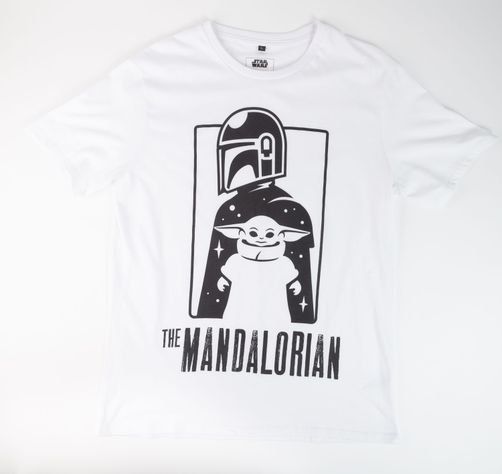 Polera Hombre Star Wars Grogu Blanco-0