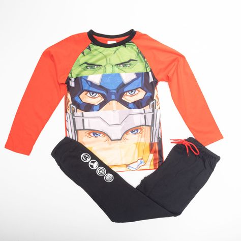 Pijama Disfraz Niño Avengers Looks Rojo Marvel-0