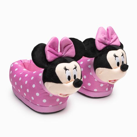 Pantufla 3D Niña Rosada Minnie Disney-1