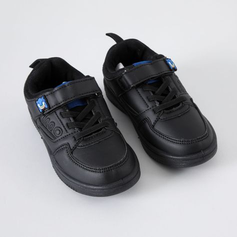 Zapatilla Escolar Niño Number Negro Sonic-1