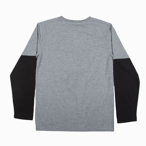 Polera Manga Larga Niño Nube Gris Naruto-1