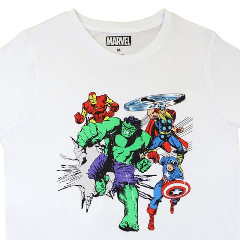 Polera Mujer Avengers Power Blanco Marvel-2